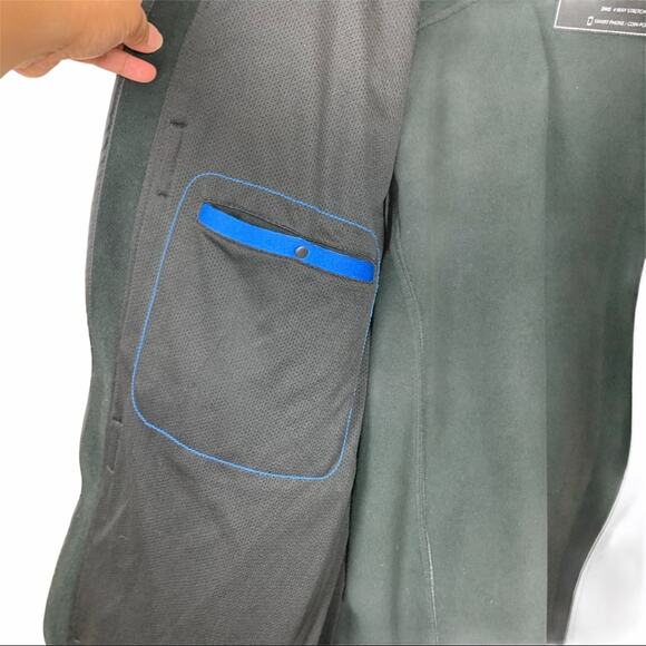 Calvin Klein Soft Shell Jacket Slate Gray Size L - Picture 7 of 10